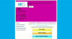 Desktop Screenshot of gkplast.fr
